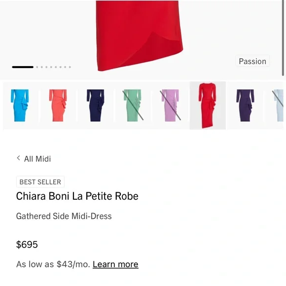 Elegant Red Evening Gown - Picture 8 of 8